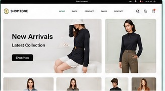 E-commerce store project preview